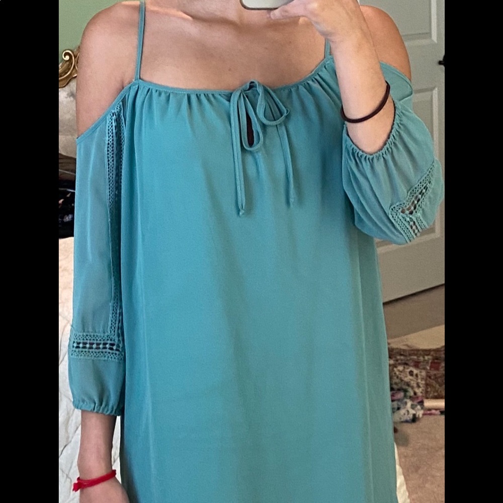 Blue dress